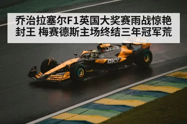 rainy Formula 1 race