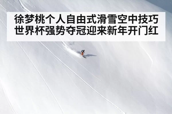 徐梦桃个人自由式滑雪空中技巧世界杯强势夺冠迎来新年开门红